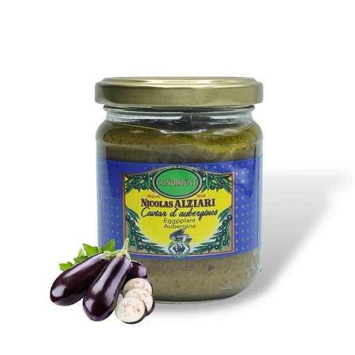 [6021] Caviar d'aubergine 180 g - Alziari