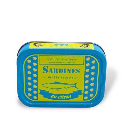 [5173] 115g Dose Sardinen in Olivenöl und Zitrone - Courtin