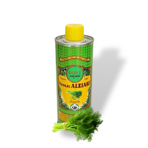 [5553] Infused olive oil DILL 250 ML - Alziari