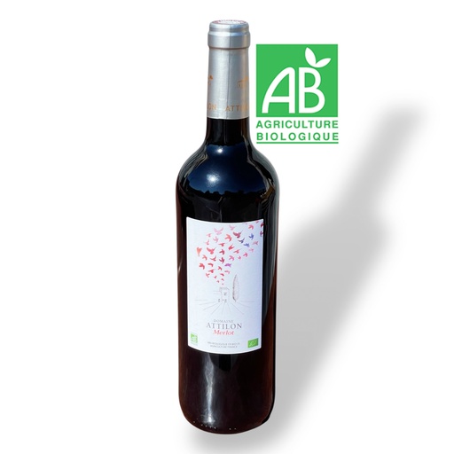 [6075] Wine ROUGE Organic IGP Méditerranée* Allusion  75 cl - ATTILON