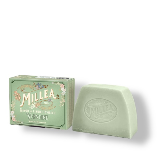 [5335] Savon solide à l’huile d’olive parfum VERVEINE 130 gr-  Millea
