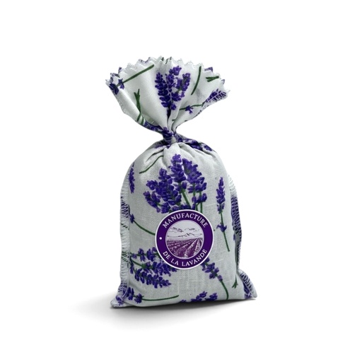 [5132] Einzelbeutel mit Lavendel- und Lavandinblüten aus Frankreich, 18 g – Stoff LAVANDE Mix
