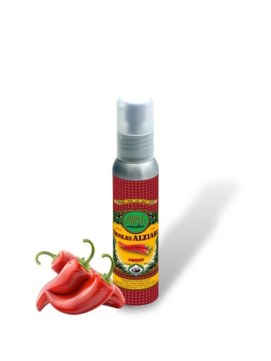[1144] Huile aromatisee PIMENT 100 ML flacon POMPE - Alziari