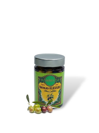 [1215] 125g Glas Cailletier Oliven - Alziari