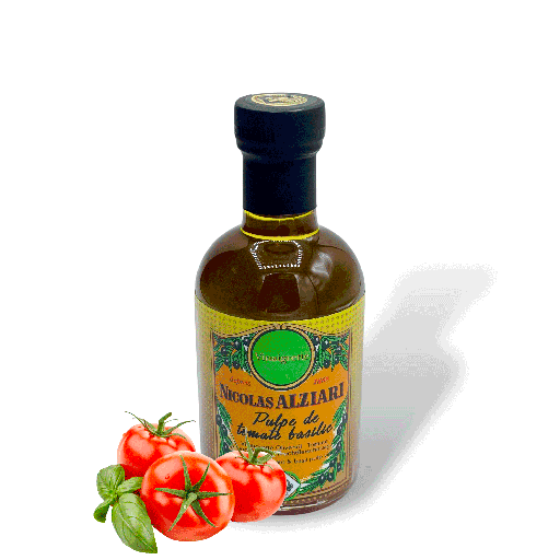 [1266] 200ml bottle Tomato basil pulp vinaigrette - Alziari