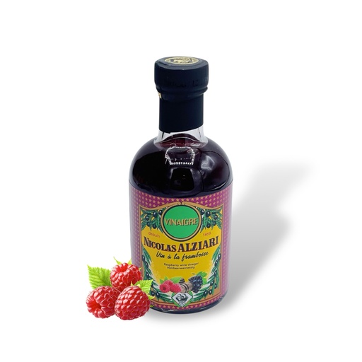 [1419] Vinaigre de vin à la Framboise 200 ml - Alziari