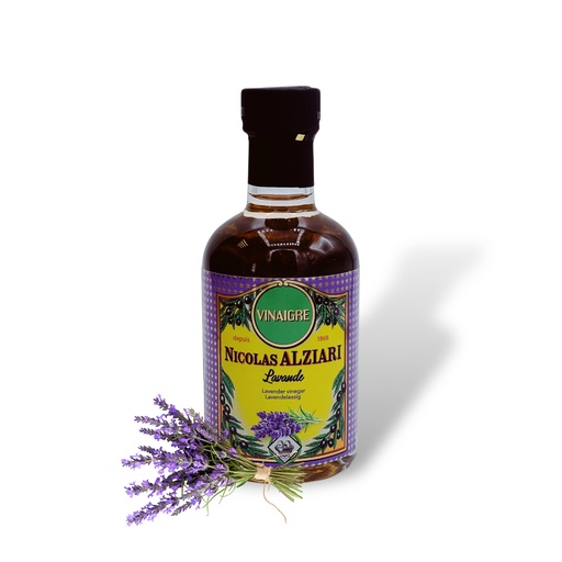 [1429] 200 ml bottle Lavender Vinegar - 22090091 - Alziari