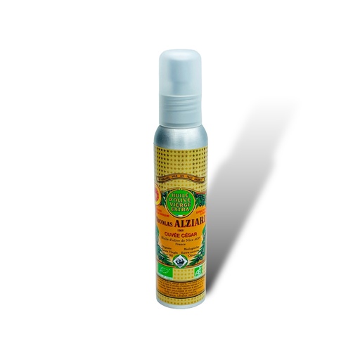 [1822] 100ml flask pump extra virgin olive oil Cuvée César PDO Nice ORGANIC* - Alziari