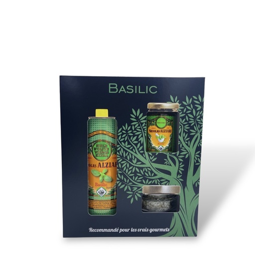 [4411] Gift box "Mon retour de marché BASIL" - Alziari