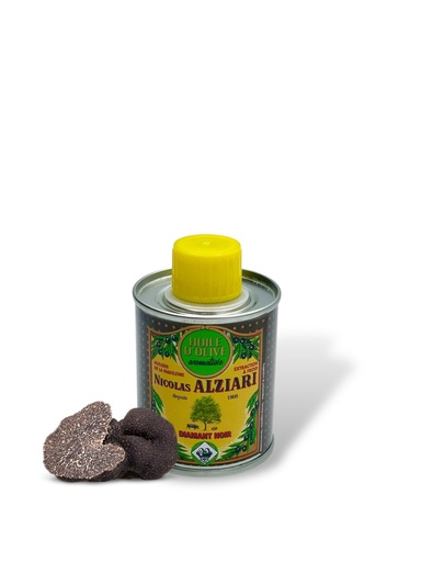 [4558] 100ml Dose aromatisiertes Olivenöl Trüffel - Alziari