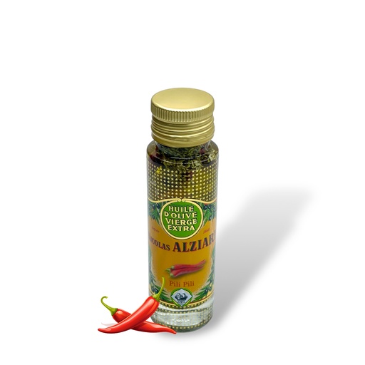 [724] Huile d'olive PILI PILI 100 ml - Alziari